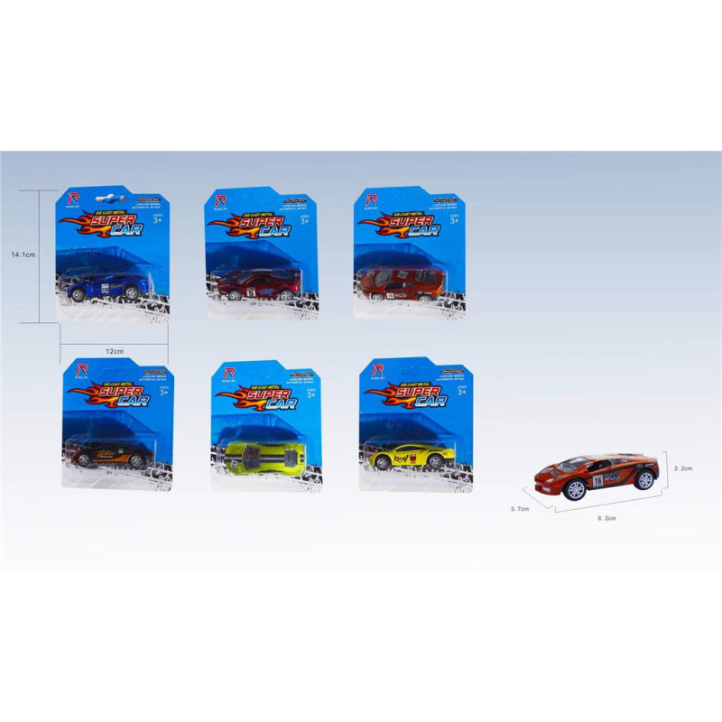 Pull Back Cars - DC Carded Playset for Kids' High-Speed Racing Fun Pull Back Cars - DC Carded Playset for Kids' High-Speed Racing Fun