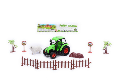 Farm Tractor/Accessories - PBH Playset for Kids' Farm Adventures