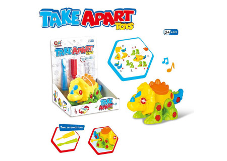 Take Apart Dino/Car/Airplane - Playset for Kids' Building Adventures